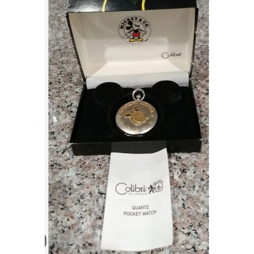 NIB  DISNEY Mickey Mouse Pocket Watch